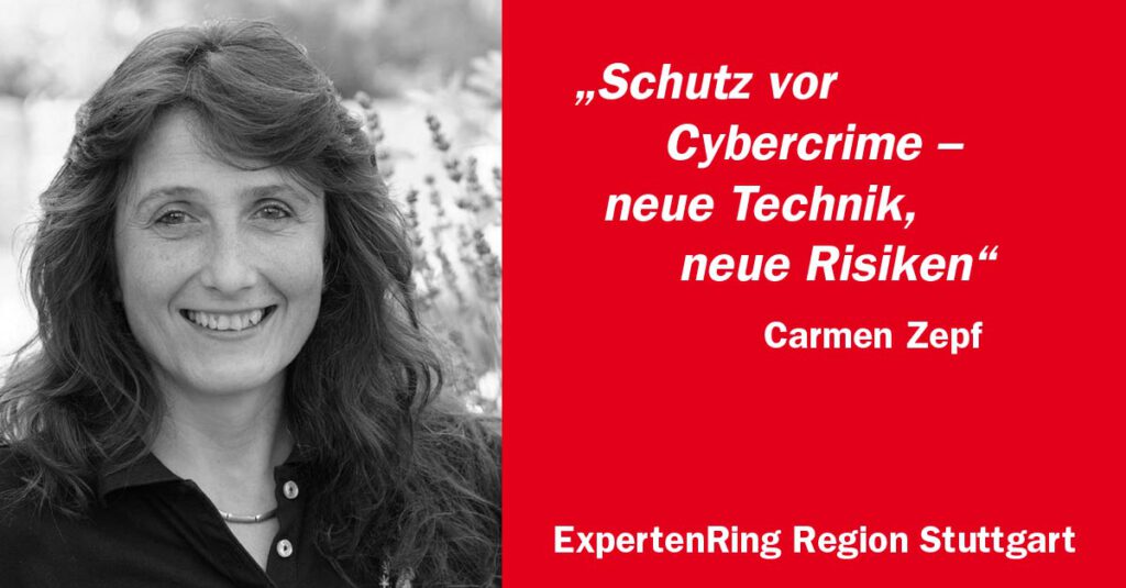 Carmen Zepf im Blogbeitrag über die Risiken von Cyber-Crime