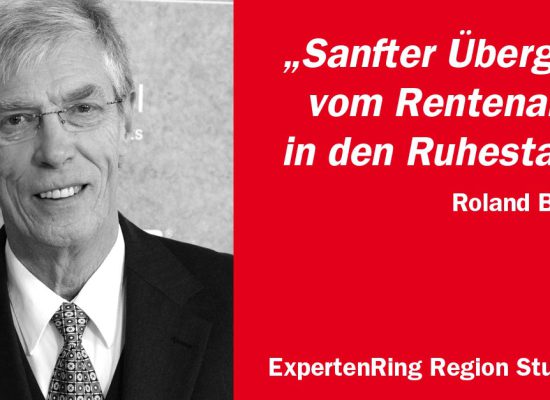 Roland Böhme mit neuem Blogbeitrag über den sanften Übergang in den Ruhestand