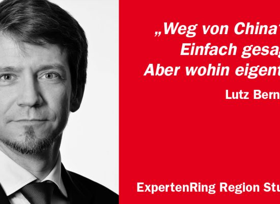 Blogbeitrag von Lutz Berners über die Alternativen zur Abhängigkeit von China