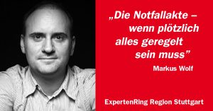 Markus Wolf über die Notfallakte im Blog des ExpertenRing Region Stuttgart
