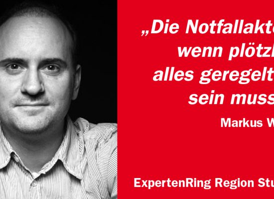 Markus Wolf über die Notfallakte im Blog des ExpertenRing Region Stuttgart