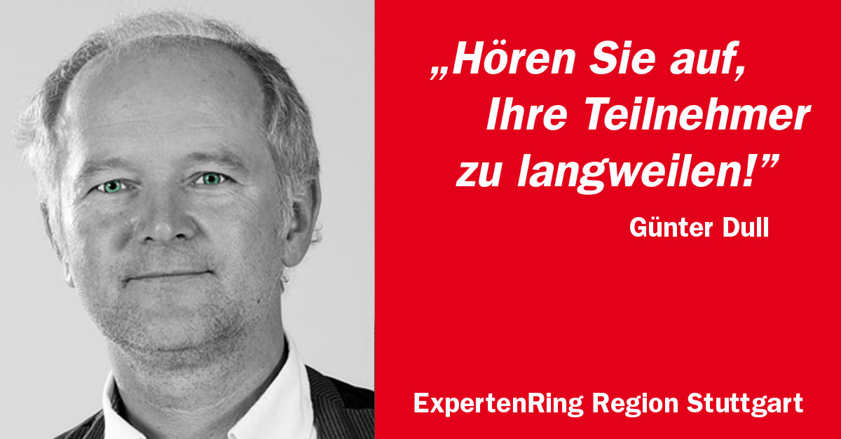 Günter Dull über die Zukunft von Meetings