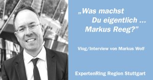 Markus Wolf interviewt Markus Reeg für den Vlog des ExpertenRing Region Stuttgart