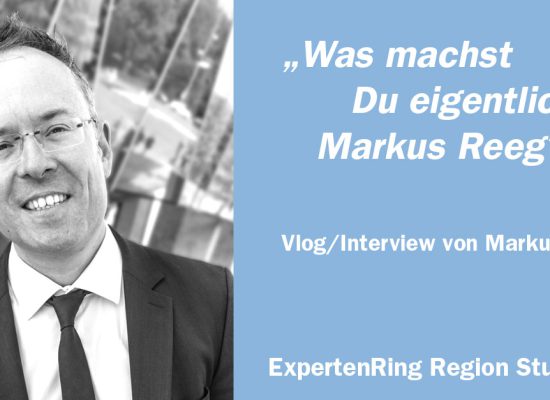 Markus Wolf interviewt Markus Reeg für den Vlog des ExpertenRing Region Stuttgart